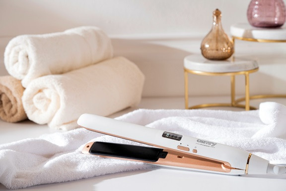 Выпрямитель для волос Camry CR 2322 300 Вт белый Київ - зображення 4