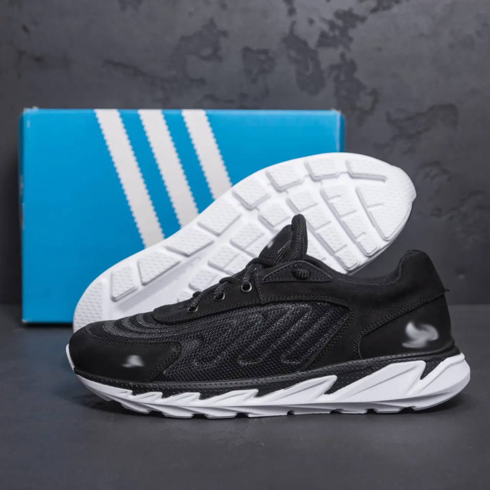 Мужские летние кроссовки сетка Ozelia Black Київ - зображення 8