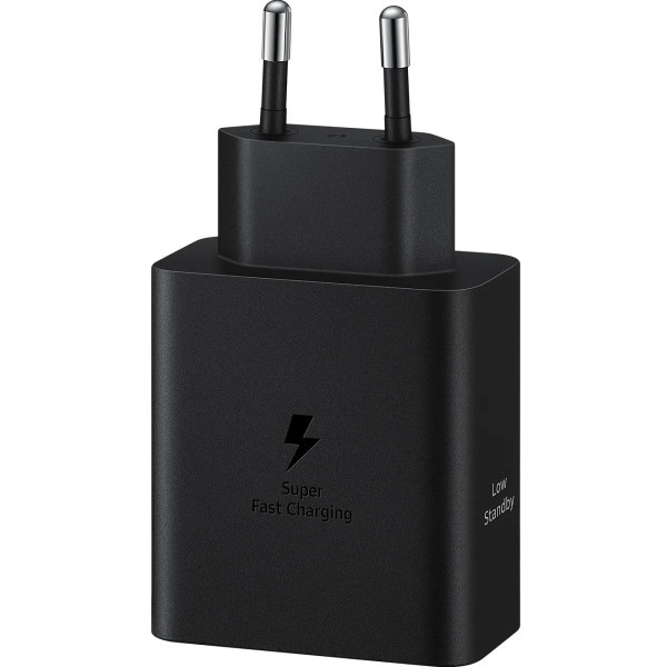 Мережевий зарядний пристрій Samsung 50W Power Adapter Duo + cable Type-C to Type-C Black (EP-T5020XB Харків - зображення 3