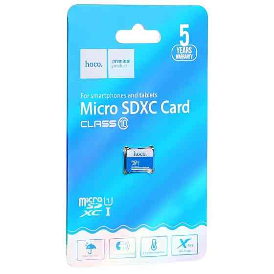 Карта памяти Hoco microSDHC Class 10 - 32GB (без адаптера) Херсон