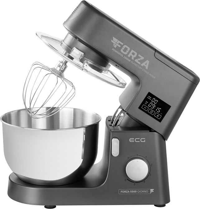 Кухонный комбайн EСG Forza 5500-Giorno-SСuro 1500 Вт серый Киев - изображение 5