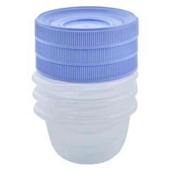 Набір контейнерів харчових Stenson 169025-lilac 285 мл 3 шт бузковий Київ