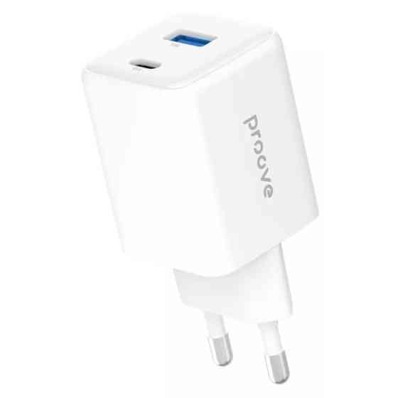 Мережевий зарядний пристрій Proove Pocket GaN Plus 45W (Type-C + USB) White (WCPG45110002) (Код това Харків