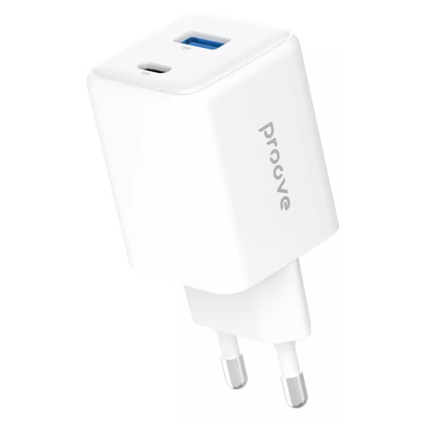 Мережевий зарядний пристрій Proove Pocket GaN Plus 45W (Type-C + USB) White (WCPG45110002) (Код това Харків - зображення 4