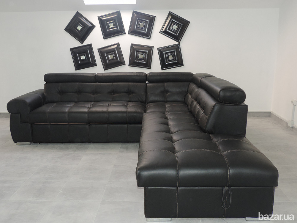 Шкіряний розкладний куток. Кутовий диван Atlantis Киев - изображение 1