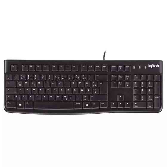 Клавиатура компьютерная проводная Logitech K120 (UKR OEM) L920-002643 черная Київ