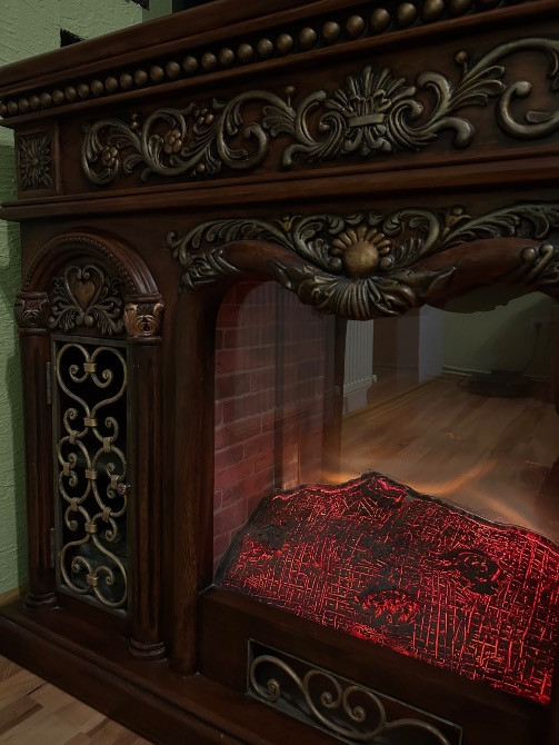 Штучний камін з натурального дерева Біла Церква - зображення 3