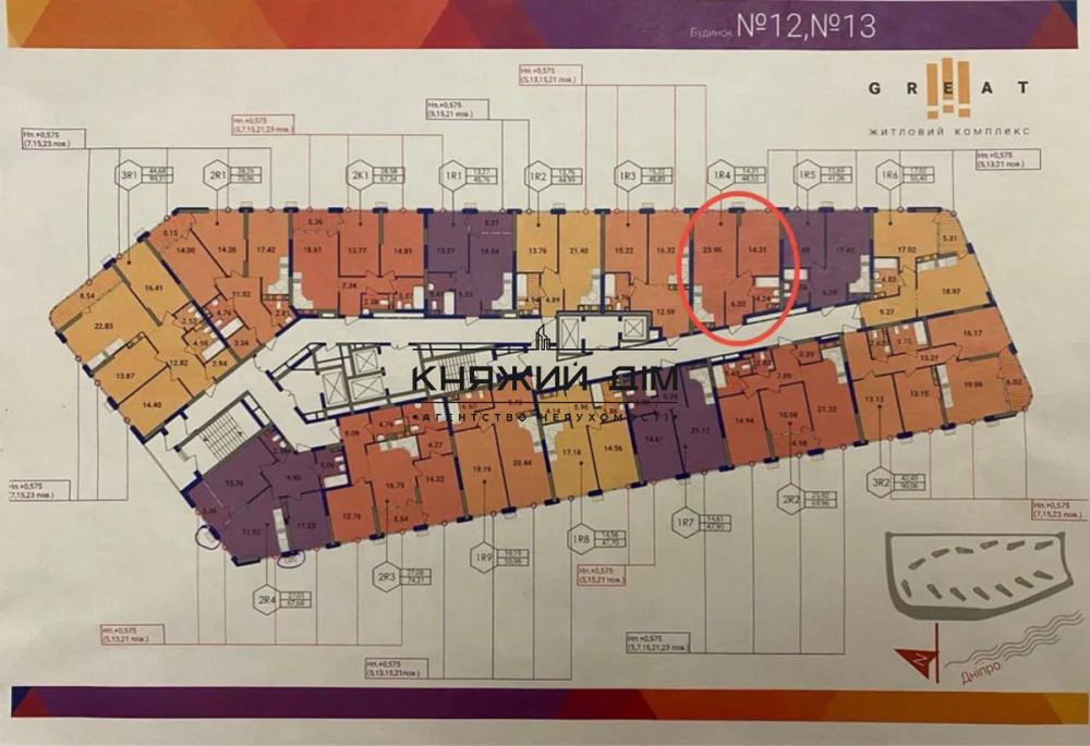 Продаж 1-кімн. квартири в ЖК Грейт.м.Осокорки . Код № 21146761 Киев - изображение 2