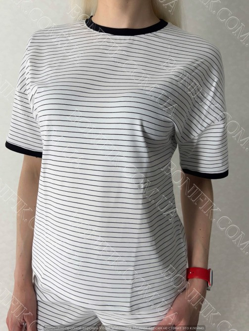 Женский комплект пижамы с шортами "Strip Life" (16154) (арт. 1640) Кривий Ріг - зображення 8