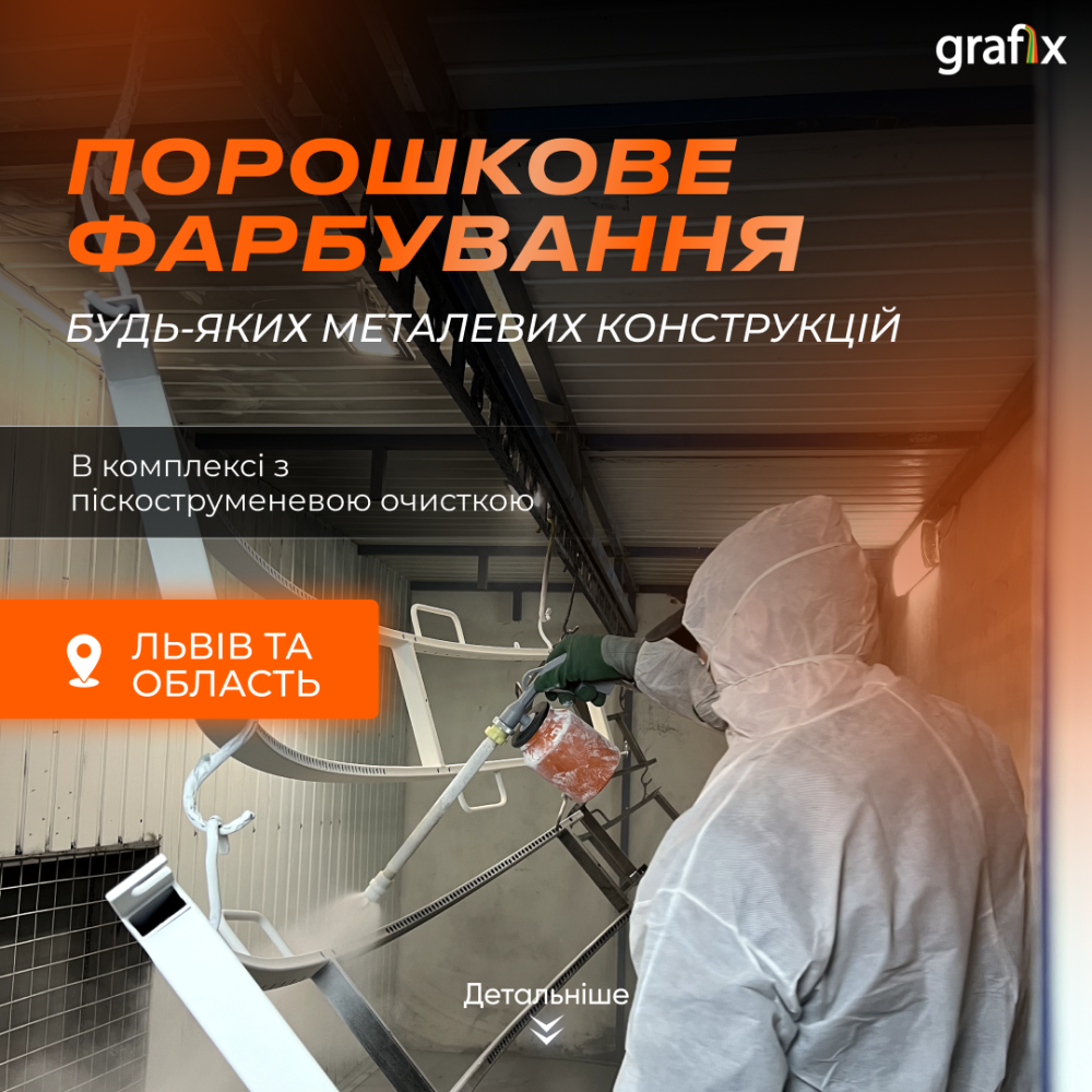 Порошкове фарбування металу Львів - зображення 1