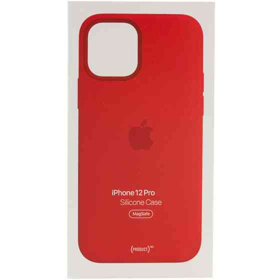 Чехол Silicone case (AAA) with Magsafe and Animation для Apple iPhone 12 Pro / 12 (6.1") Херсон