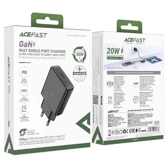 СЗУ Acefast A65 PD20W GaN (USB-C) Херсон