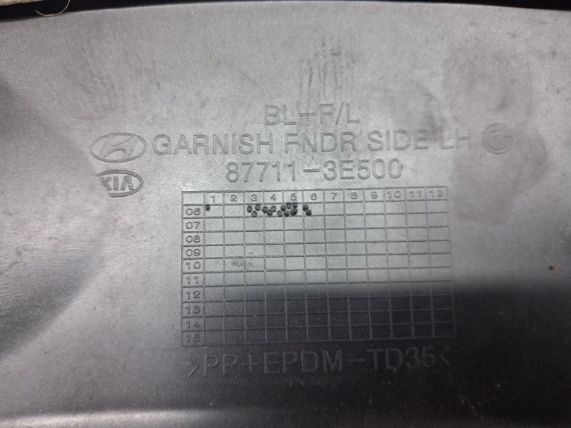 Накладка крыла Kia Sorento 2002-2011 877103E500 (Арт. 62667) Киев - изображение 7