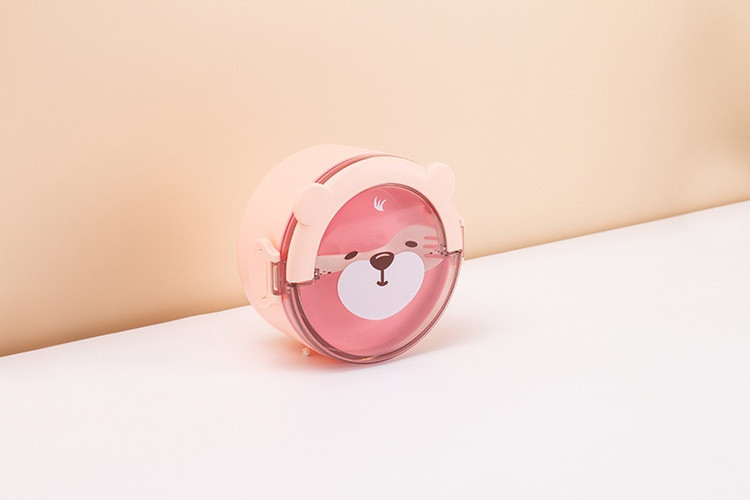 Ланч бокс одноярусний харчовий 11064 800 мл рожевий Київ - зображення 1