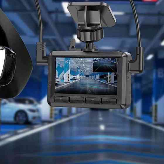 Видеорегистратор Hoco DV3 2.45-inch display with rear camera (1080P+720P) Херсон