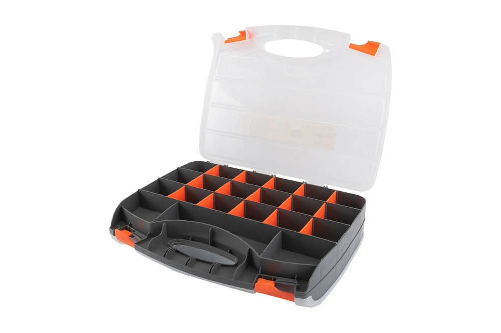 Органайзер двухсторонний MASTERTOOL с ручкой 15" 380х290х80 мм 30 секций 79-3130 Харьков - изображение 4