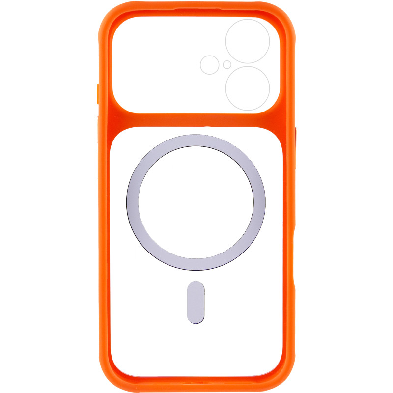 Чехол TPU+PC GETMAN Moon Clear with MagSafe для Apple iPhone 17 (6.3") Херсон - зображення 4