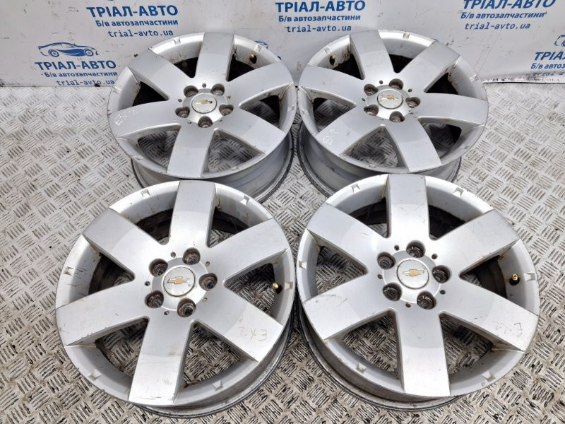 Диски титан комплект R17 Chevrolet Captiva C140 2.2 DIESEL Z22D1 2006 (б/у) Киев - изображение 1