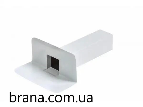 ПВХ воронка покрівельна парапетна сірчаного кольору 100 х 100 Вишневе - зображення 1