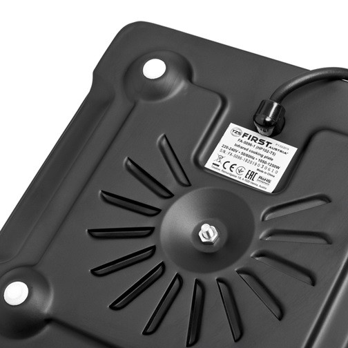 Электроплита First FA-5096-1 1250 Вт черная Київ - зображення 7