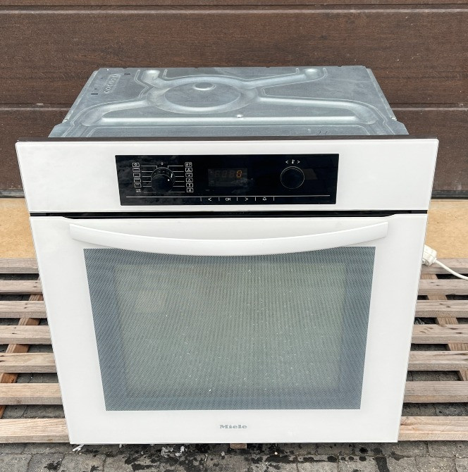 Духовка біле скло Miele H5144ВР ідеальна Made in Germany піроліз Бережаны - изображение 1