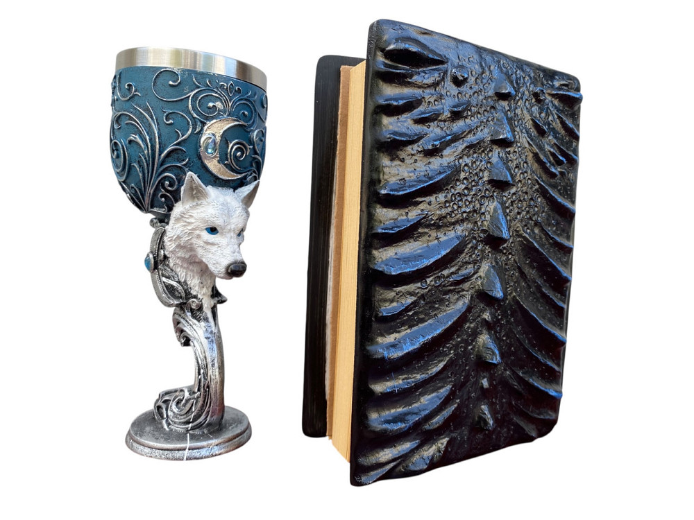 Подарочный набор Бокал 3 Волк и Блокнот 3 «Книга теней и Глубин» Київ - зображення 4