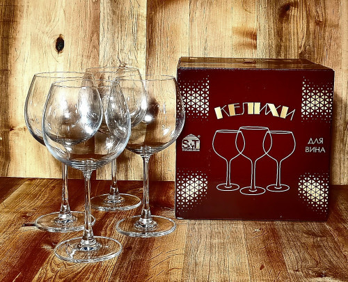 Набір келихів для вина SNT 7051-23 660 мл 4 шт Київ - зображення 1