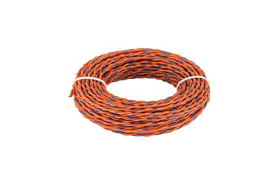 Леска для триммера бесшумная MASTERTOOL SPIRAL 3.00 мм 15 м двухцветная 19-1630 Харків