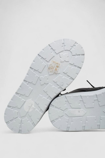 Дутики жіночі зимові на хутрі, колір чорно-сірий | Нові | 36-41р. Одеса - зображення 4