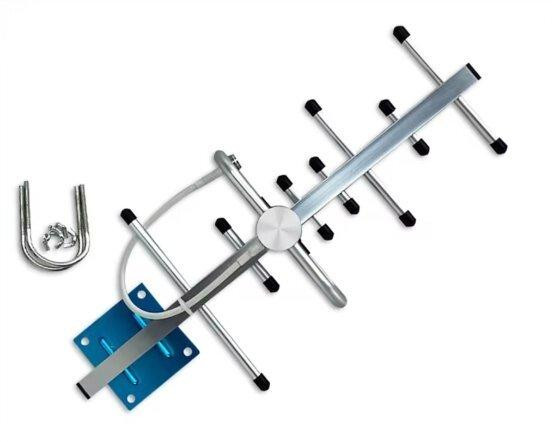 Антенна Yagi 698-2870 МГц 12 dBi, до 25 Вт, N-female (гнездо). Рабочие участки смотрите на графиках  Днепр - изображение 1