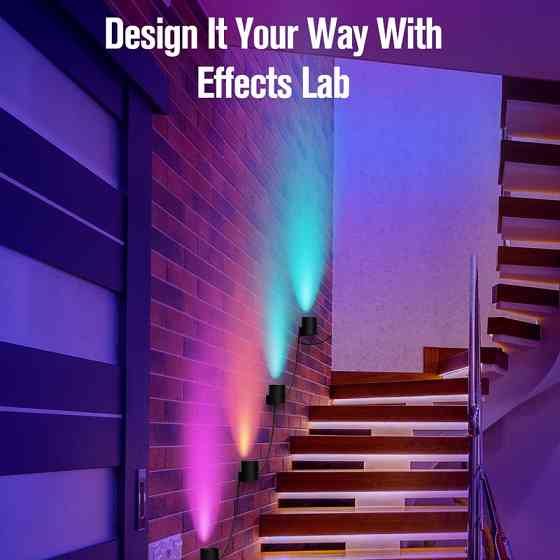 Настенная LED лампа RGB Intelligent wall lamp 6 pcs with Bluetooth European plug with app Херсон