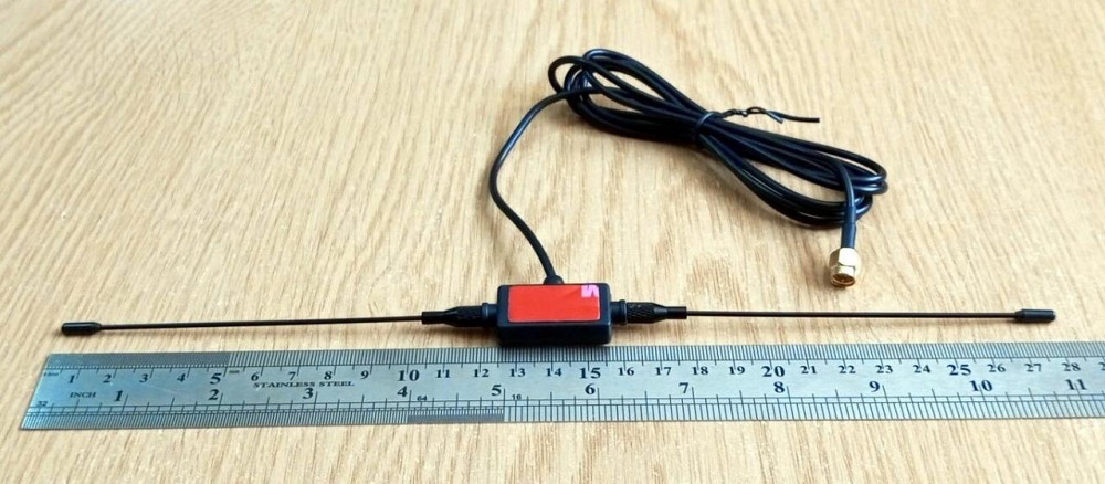 Антенна дипольная 410-530MHz 6dBi, до 50W, кабель RG 174U 1,5 м, SMA-male коннектор Днепр - изображение 2