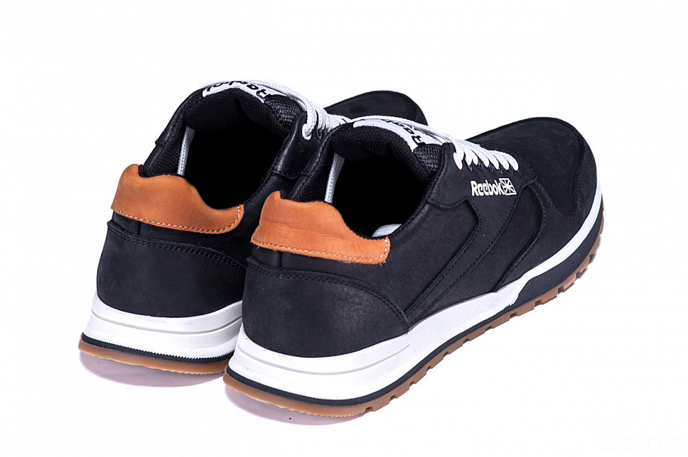 Мужские кожаные кроссовки  Rbk Classic Leather Trail  Black Киев - изображение 6