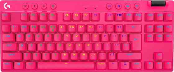 Клавиатура компьютерная безпроводная Logitech G Pro X TKL Lightspeed Tactile Magenta L920-012159 пур Киев