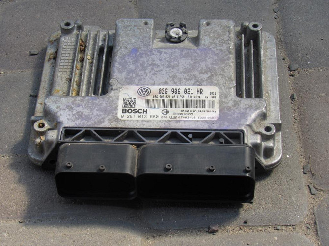 Блок управления двигателем VW Caddy 1.9 tdi 2004-2010 (03G906021HR) Ковель - зображення 1