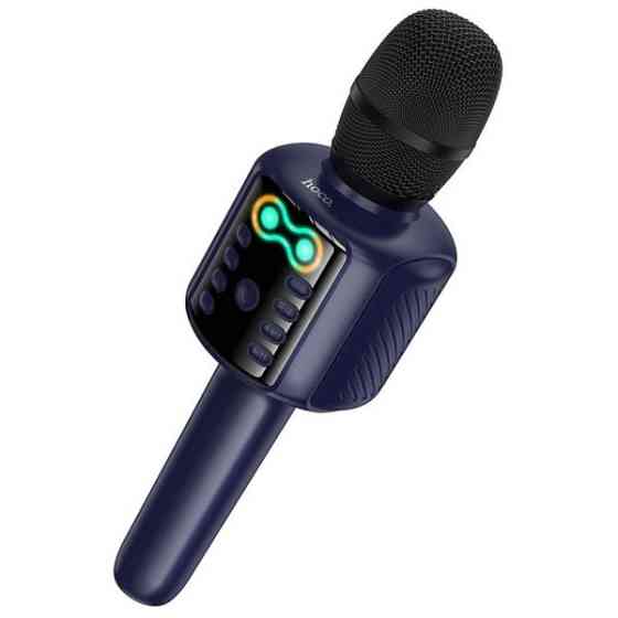Мікрофон Hoco L24 Shine karaoke microphone 5W Blue Харків
