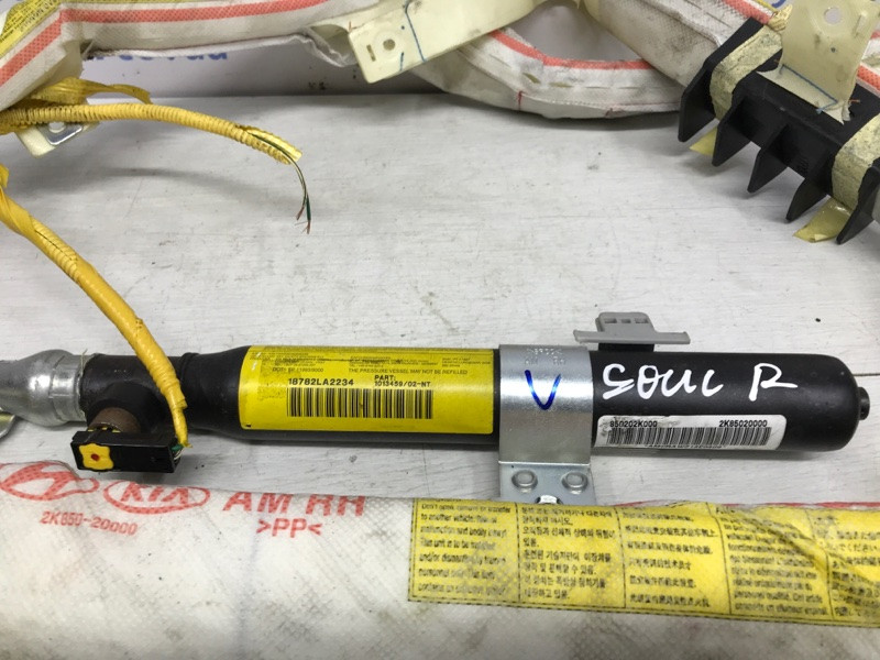 Airbag потолка(шторка) правый Kia Soul AM 1.6 БЕНЗИН G4FC 2008 (б/у) Киев - изображение 2