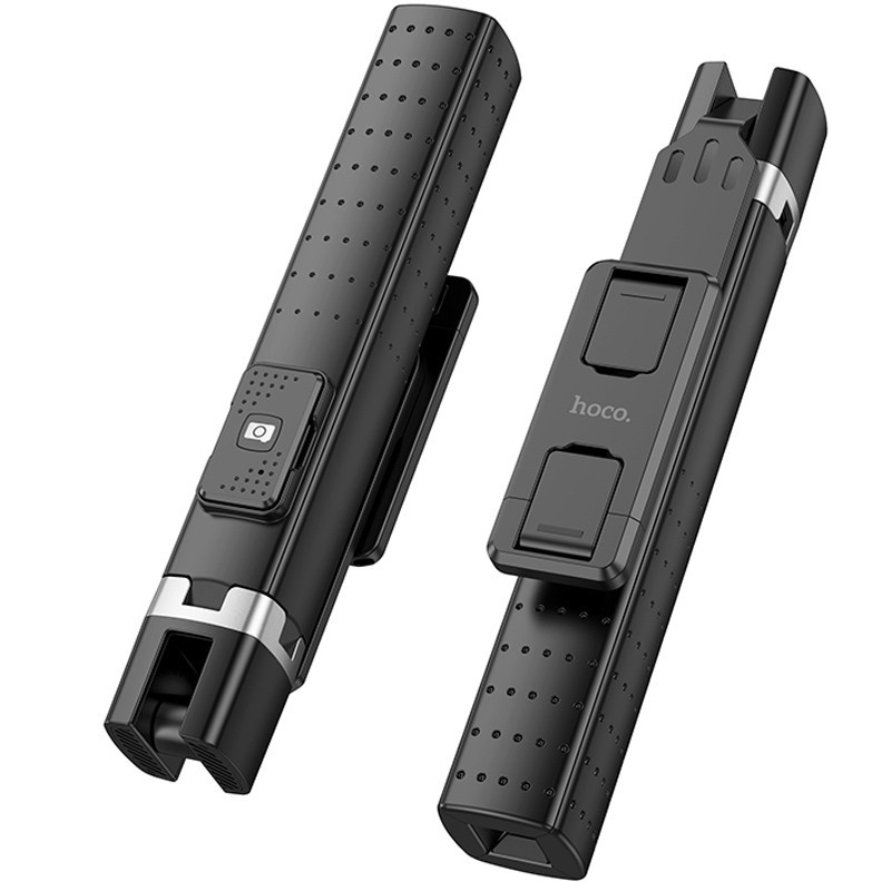 Монопод для селфи Hoco K18 Wave с треногой + съемный BT пульт Херсон - зображення 3