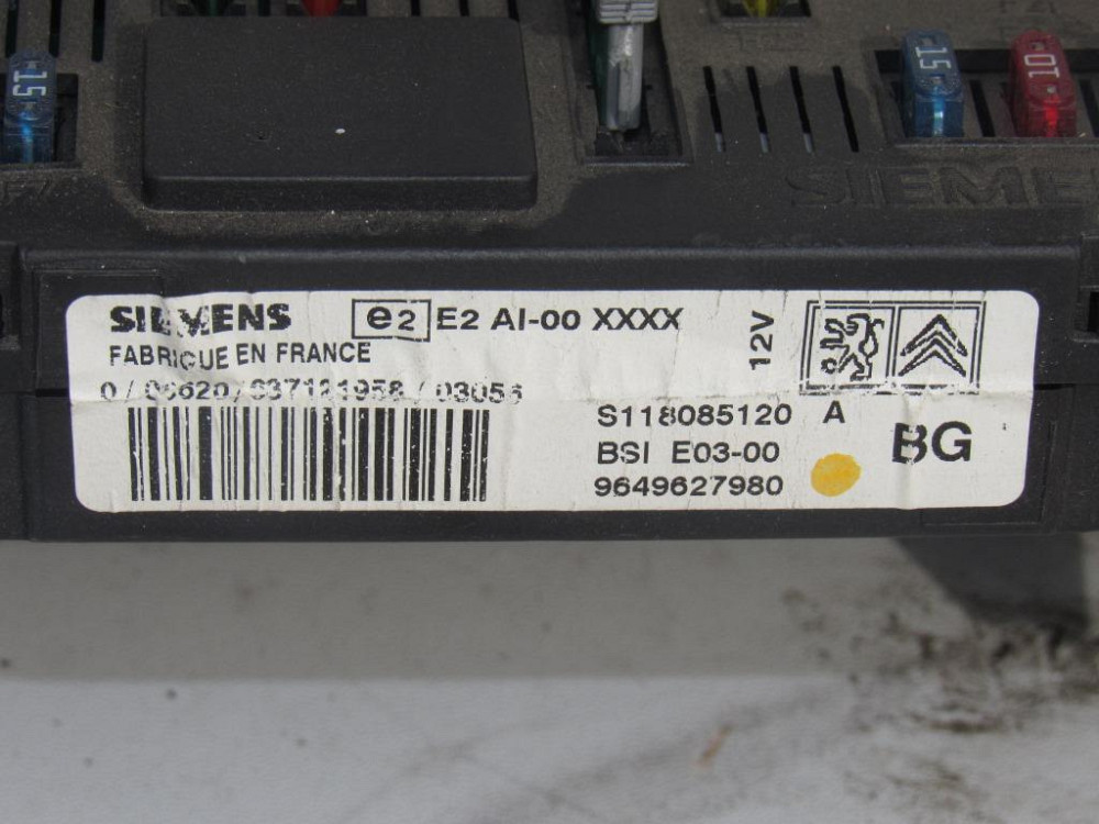 Блок управления BSI Peugeot Partner 2003-2007 (9653667780) Ковель - зображення 3