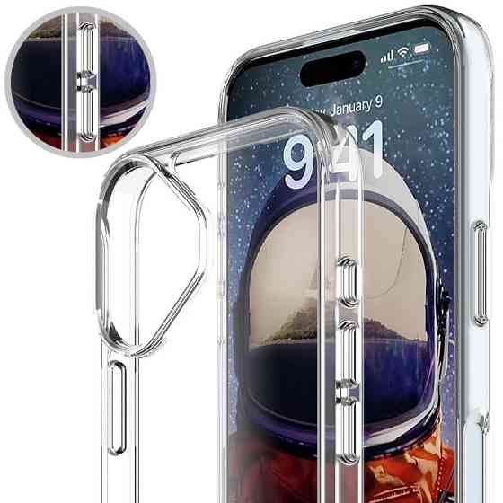 Уценка Чехол TPU Space Case transparent для Apple iPhone 16 Plus (6.7") Херсон