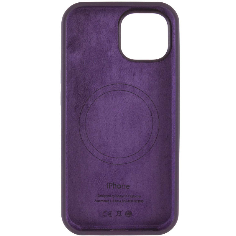 Чехол Silicone Case Full Protective (AA) with MagSafe для Apple iPhone 15 (6.1") Херсон - зображення 3