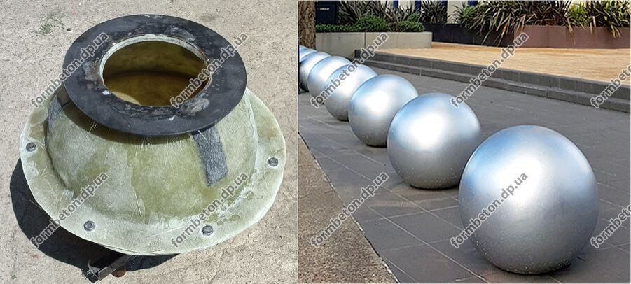 Формы для бетонного антипарковочного Шара Ø 30 см Днепр - изображение 1