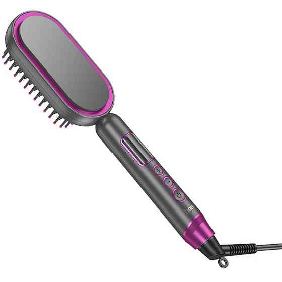 Расческа-выпрямитель Hoco HP44 Electric straightening hair comb with digital display Херсон