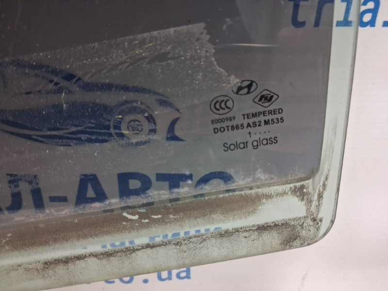Стекло двери заднее левое Hyundai Sonata 2010-2016 834103S010 (Арт. 71628) Київ - зображення 2