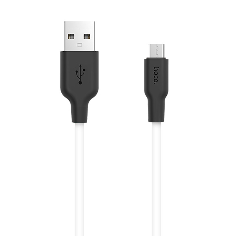 Дата кабель Hoco X21 Plus Silicone MicroUSB Cable (1m) Херсон - зображення 2