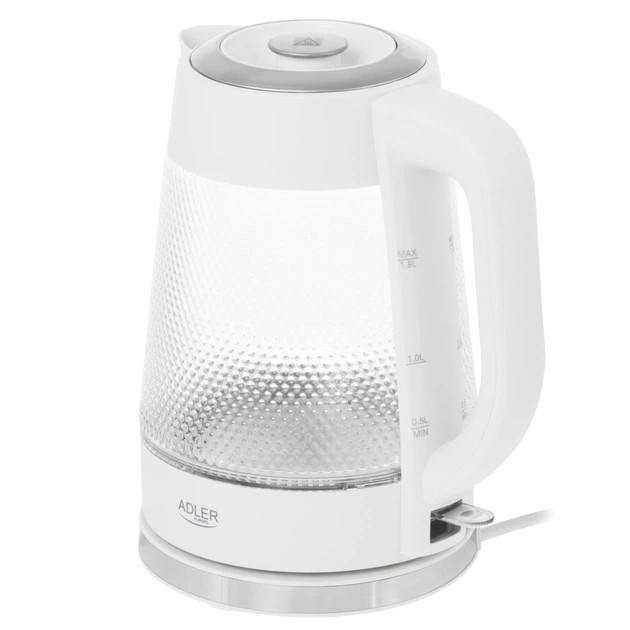 Электрочайник Adler AD 1306 1.8 л белый Київ - зображення 4