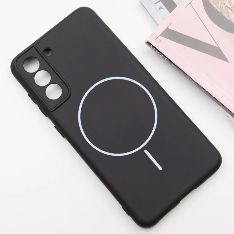 Чехол Silicone Cover Lakshmi Full Camera (AA) with MagFit для Samsung Galaxy S21 FE Херсон - зображення 2