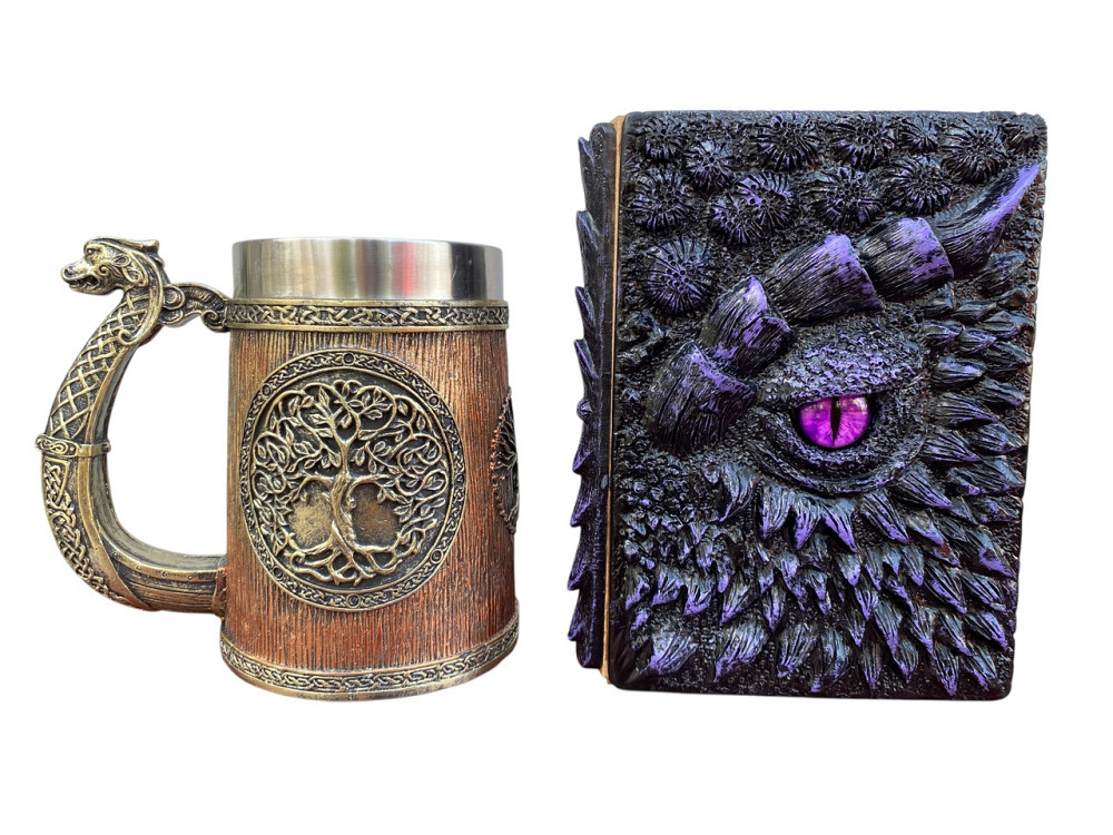 Подарочный набор Кружка 3 Викинг и Дракон и Блокнот 3 «Око Иллюзий» Київ - зображення 3