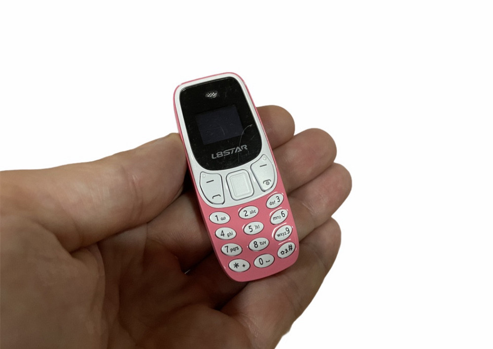 Мини мобильный маленький телефон L8 Star BM10 (2Sim) розовый Киев - изображение 10