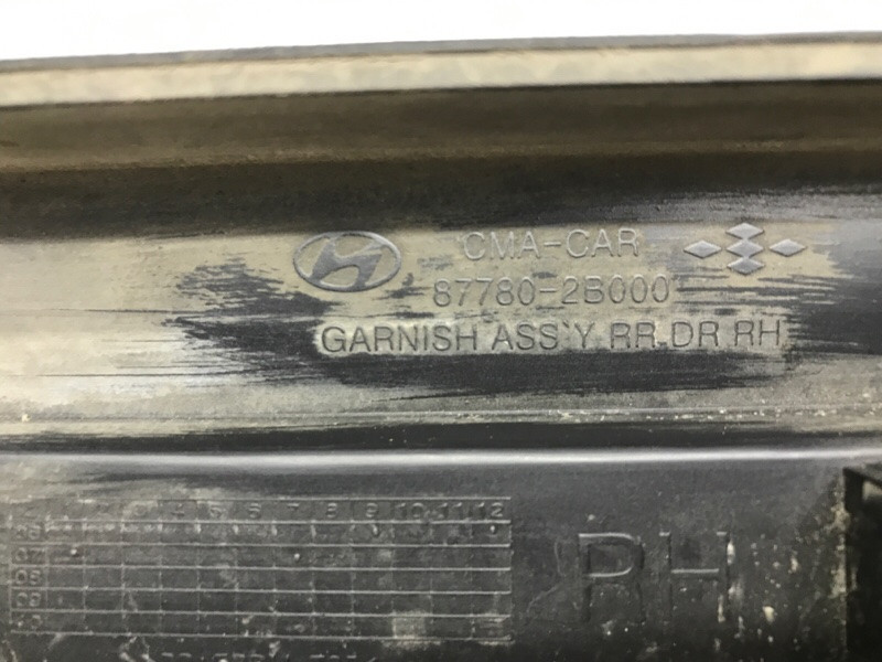 Накладка двери Hyundai Santa Fe CM 2.7 БЕНЗИН G6EA 2005 задн. прав. (б/у) Київ - зображення 5